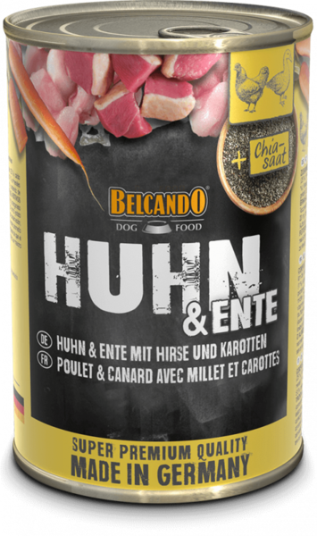 BELCANDO® Huhn & Ente mit Hirse & Karotten