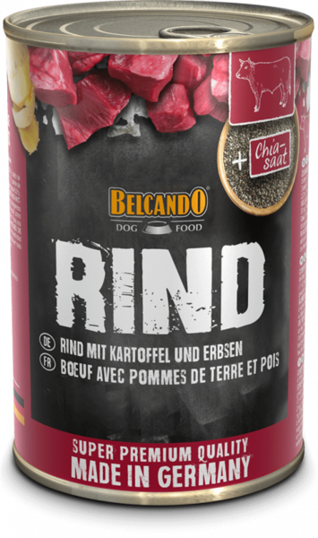 BELCANDO® Rind mit Kartoffel & Erbsen